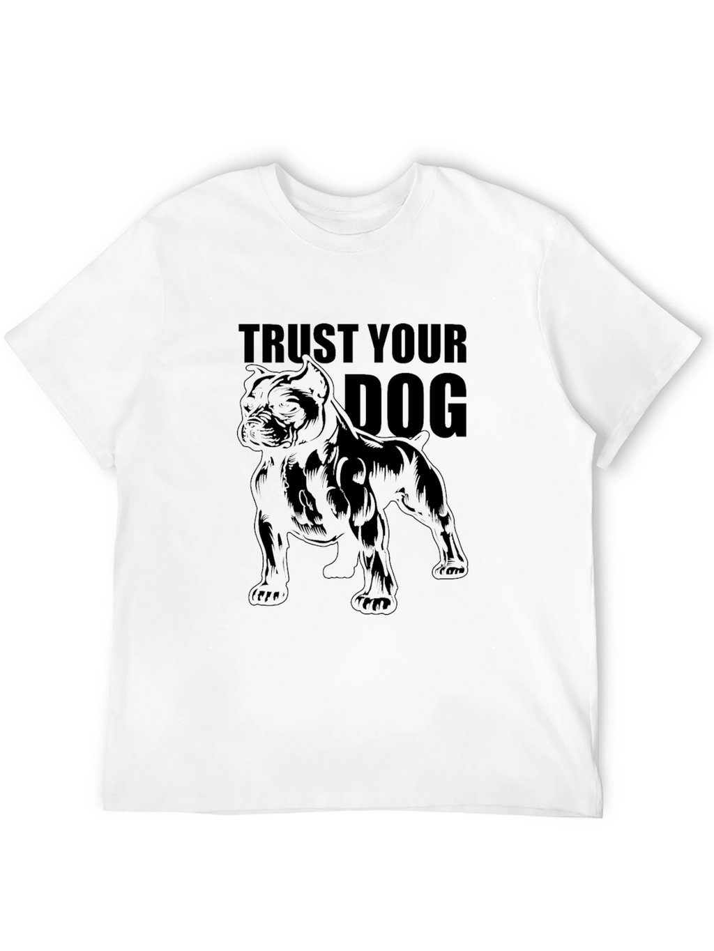 Trust Your Dog Black T-Shirt