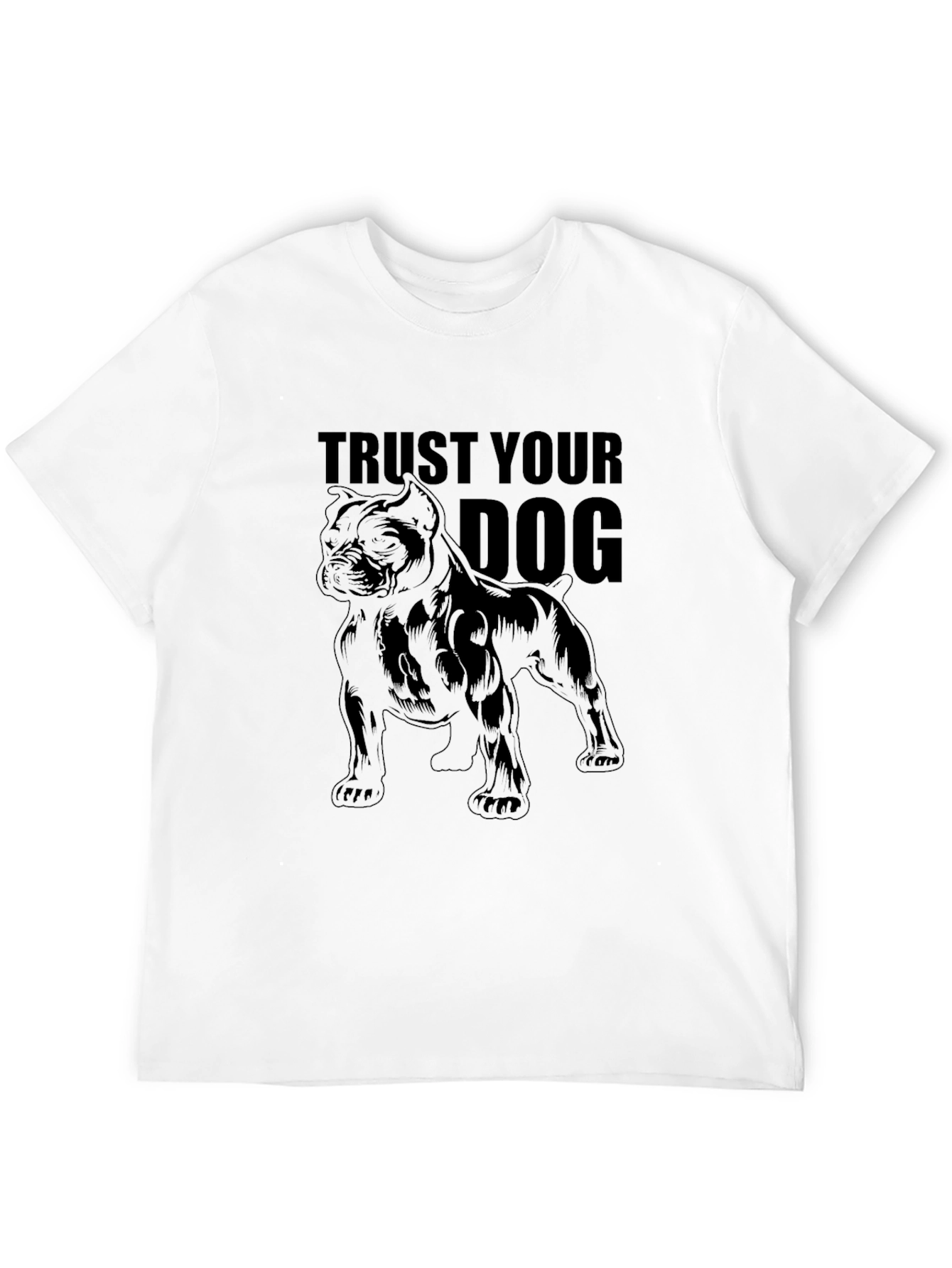Trust Your Dog Black T-Shirt