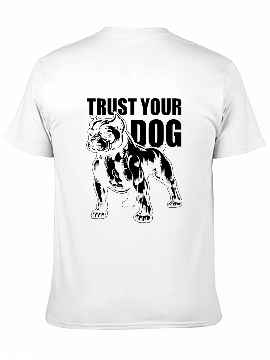 Trust Your Dog Black T-Shirt