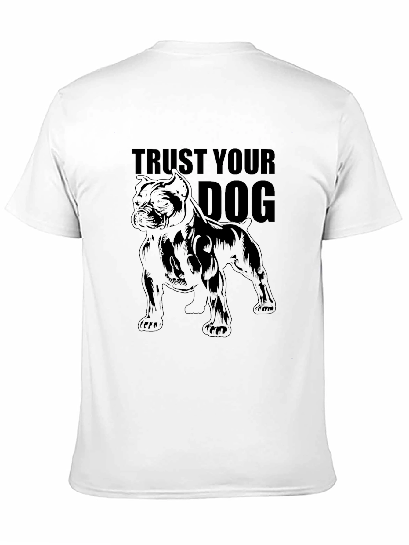 Trust Your Dog Black T-Shirt