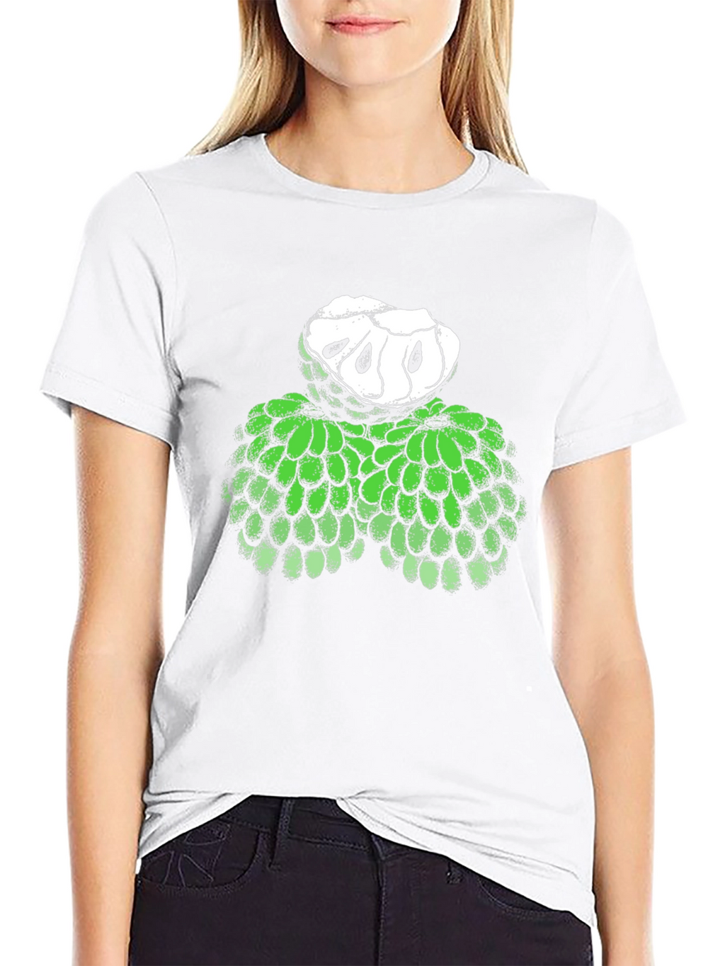 Custard Apple Graphic Tee - Unique Fruit T-Shirt