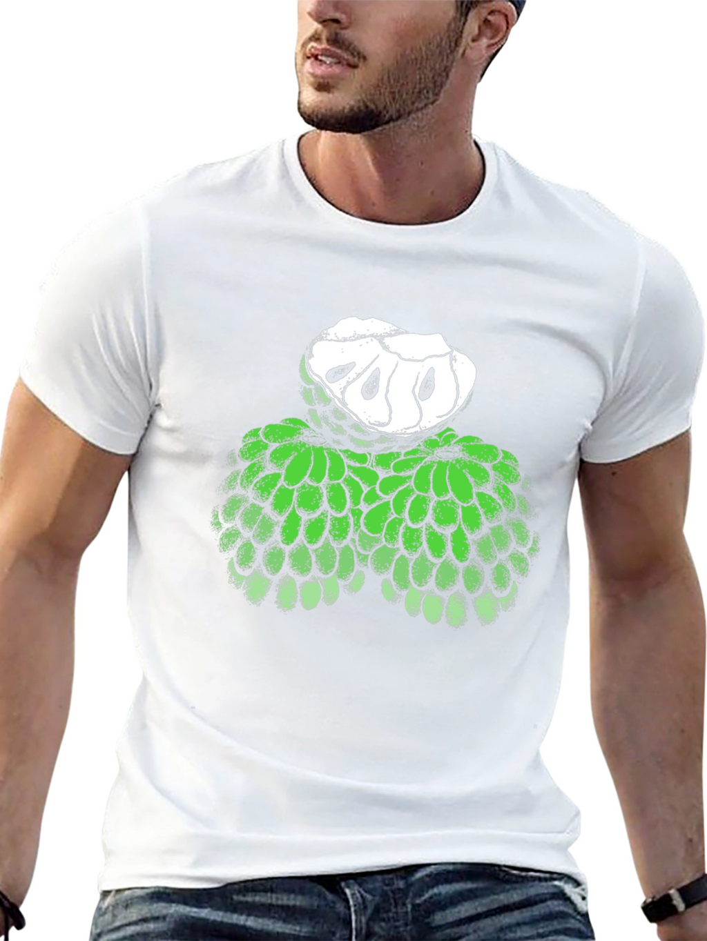 Custard Apple Graphic Tee - Unique Fruit T-Shirt