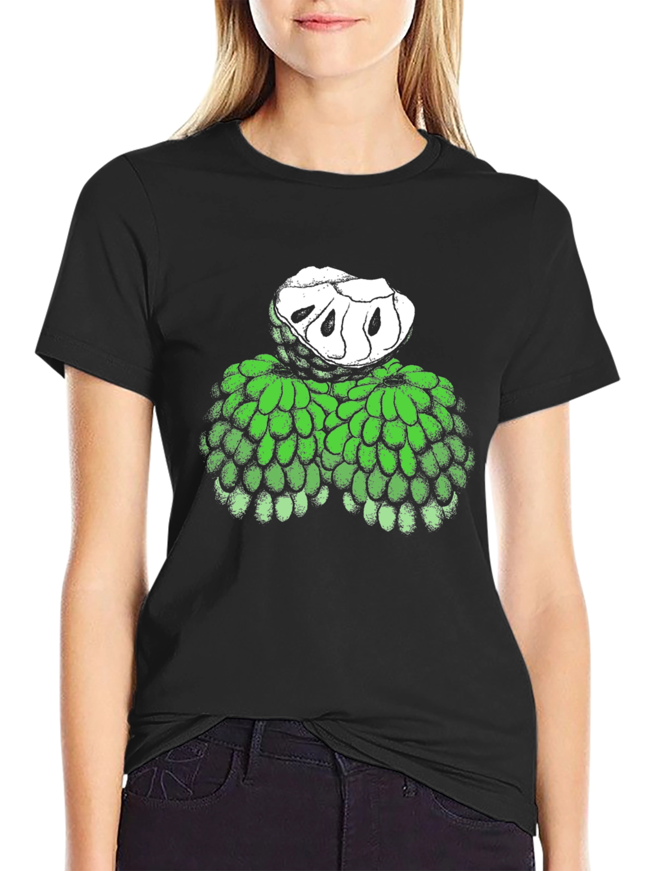 Custard Apple Graphic Tee - Unique Fruit T-Shirt