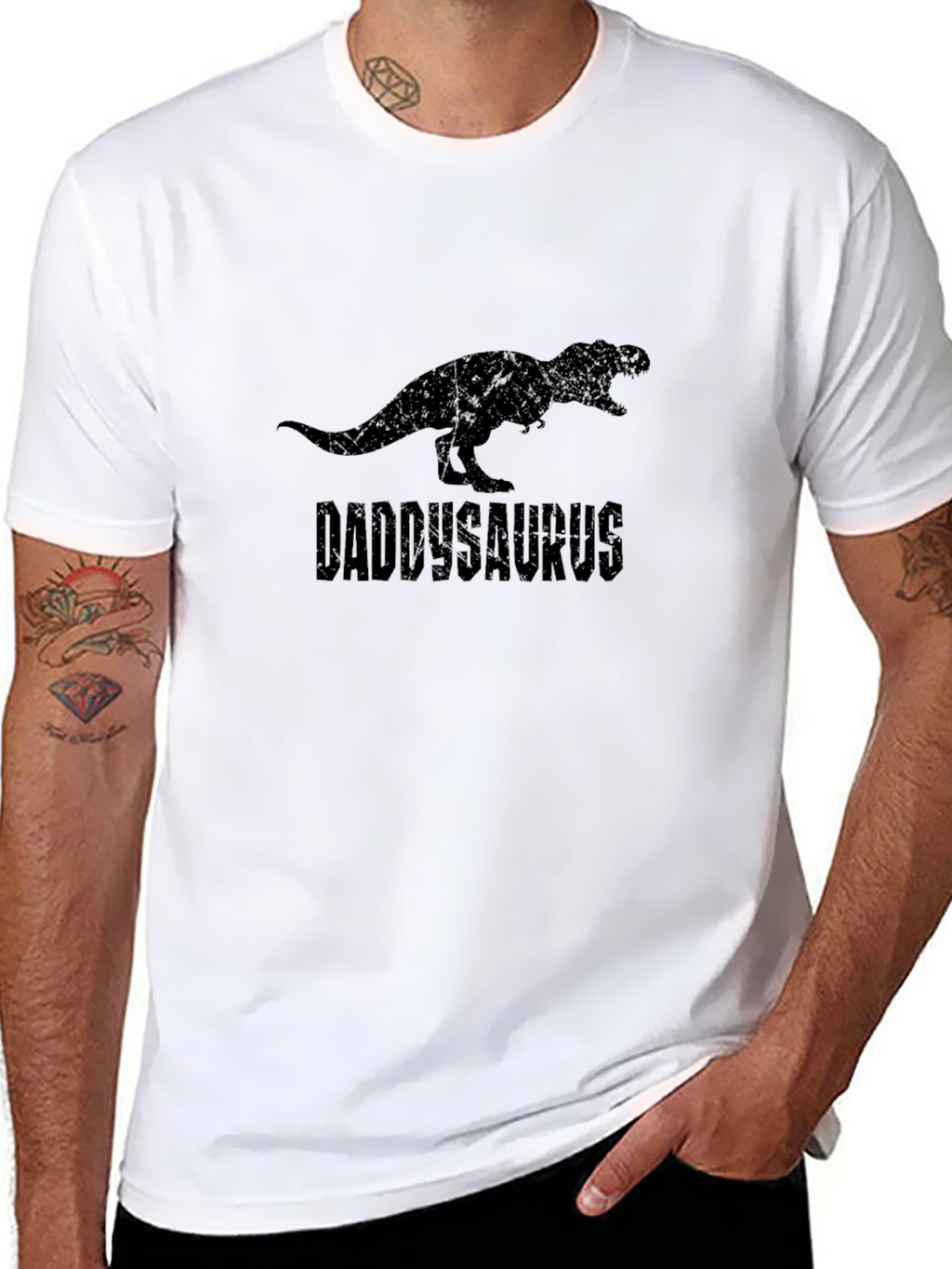DaddySaurus T-Shirt - Dinosaur Dad Tee