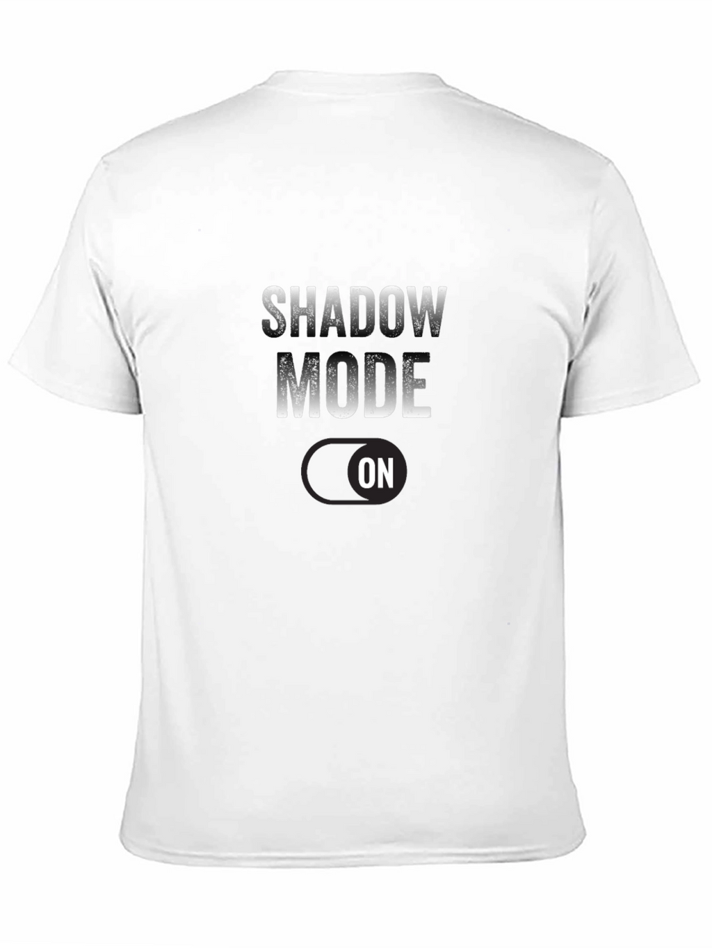 Shadow Mode On Black T-Shirt