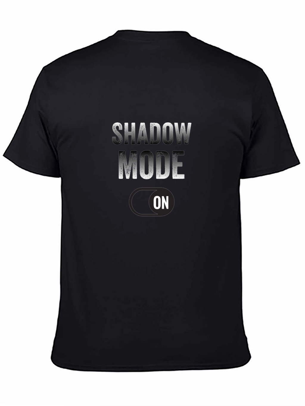 Shadow Mode On Black T-Shirt