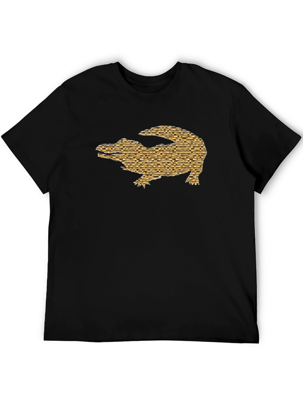 Alligator Brick Tee - Modern Graphic Print