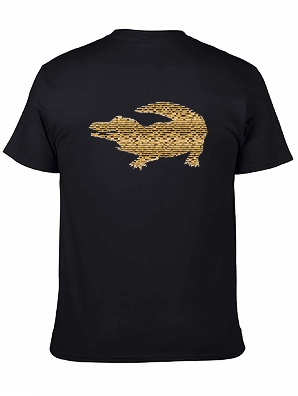 Alligator Brick Tee - Modern Graphic Print