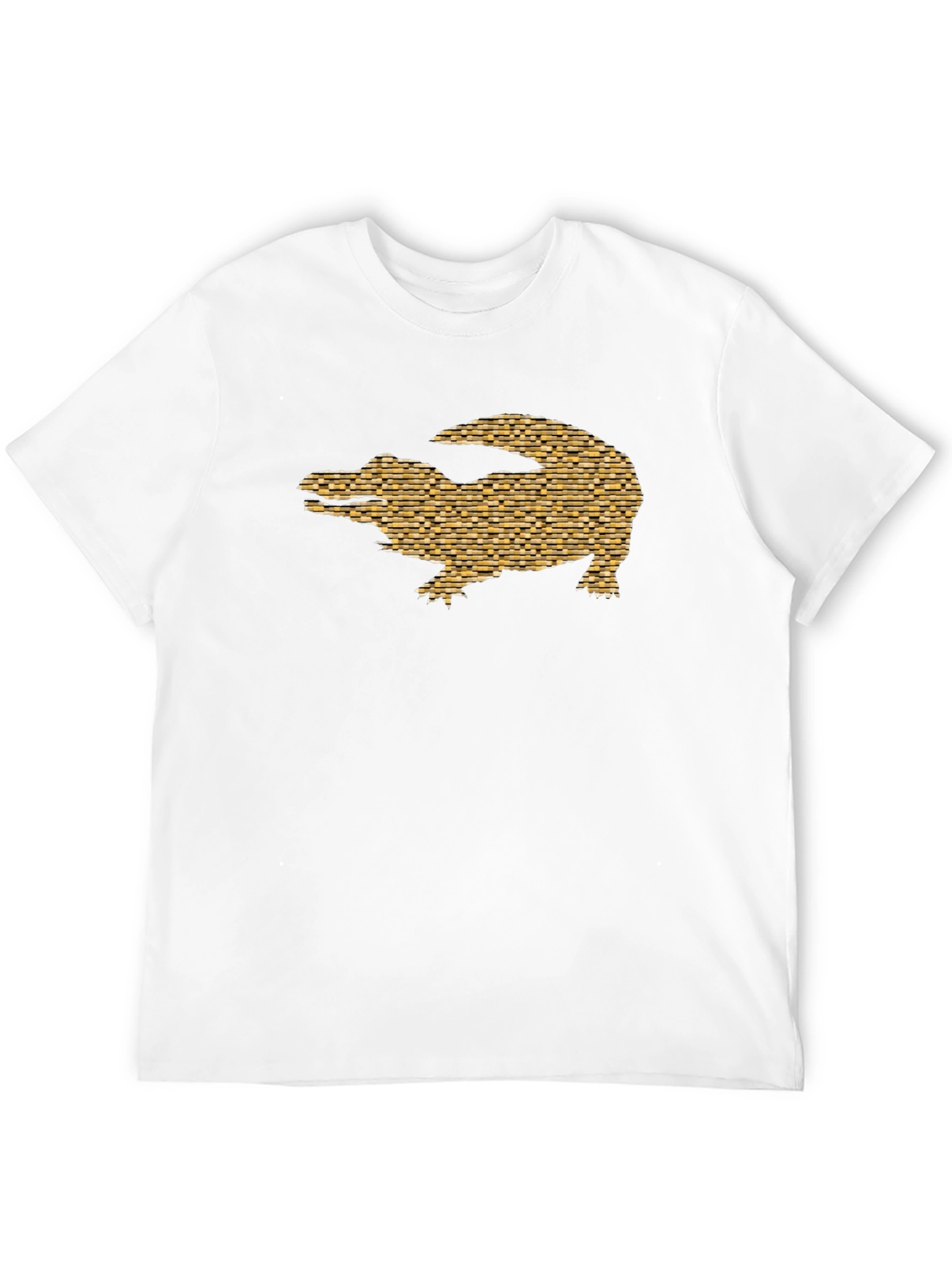 Alligator Brick Tee - Modern Graphic Print