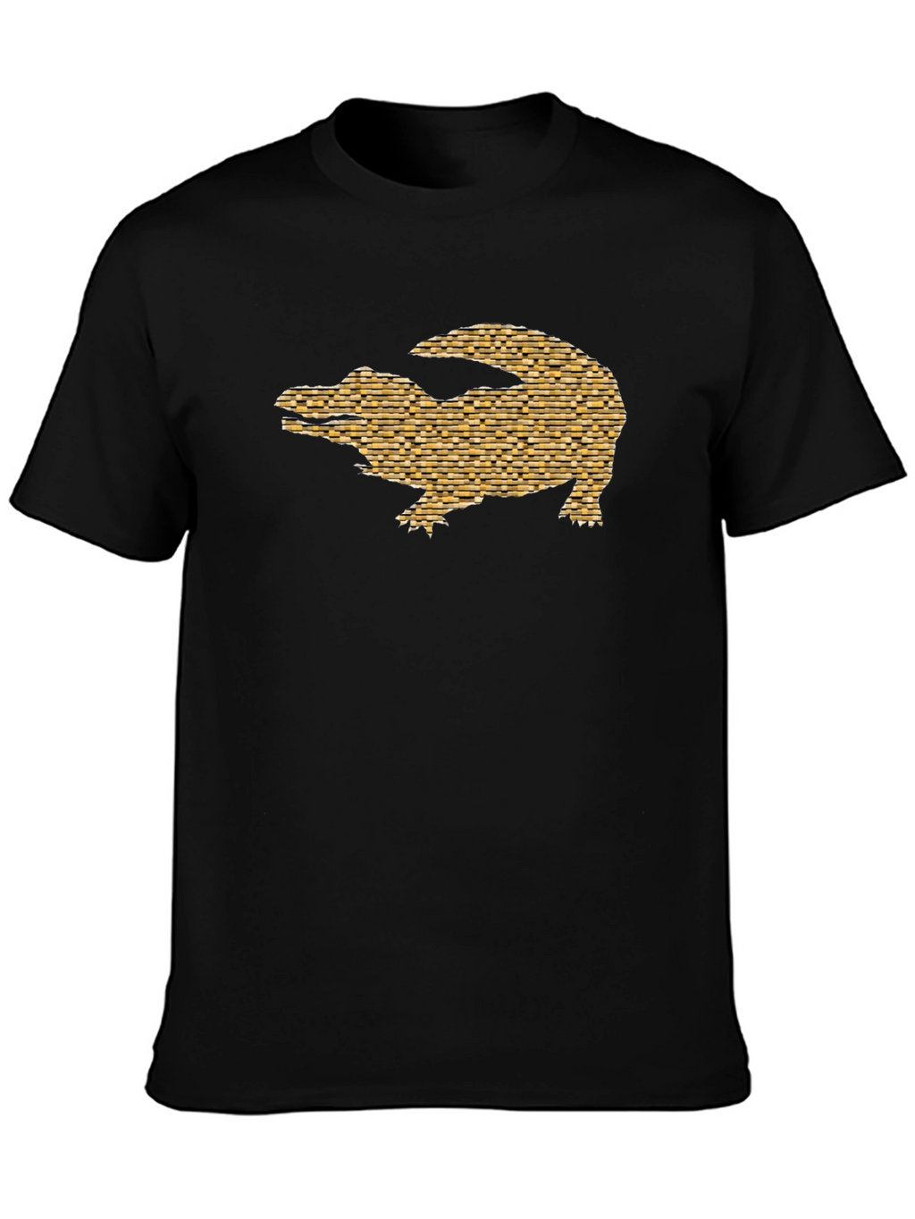 Alligator Brick Tee - Modern Graphic Print