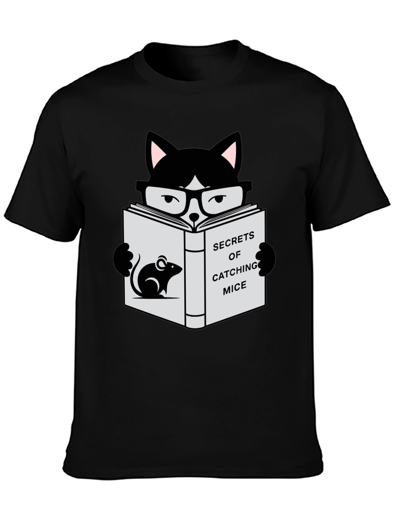 Secrets of Catching Mice T-Shirt - Funny Cat Lover Tee