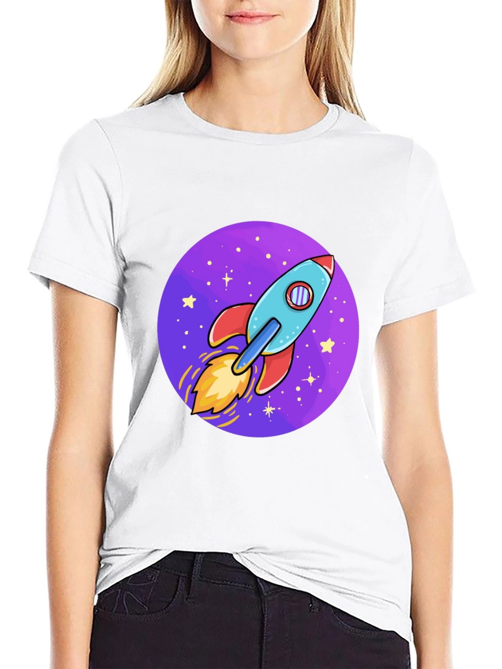 Rocket Galaxy T-Shirt - Blast Off in Style!