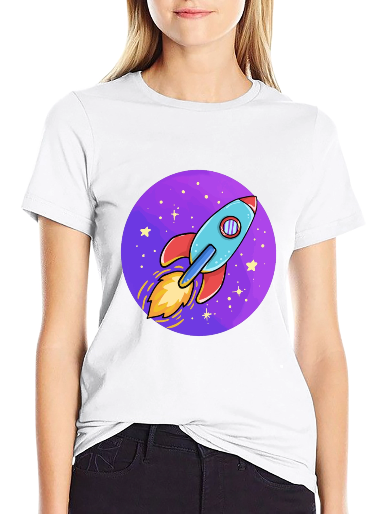 Rocket Galaxy T-Shirt - Blast Off in Style!
