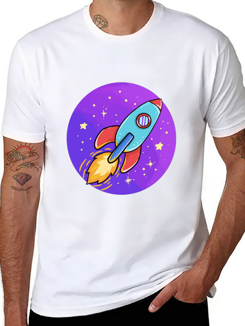Rocket Galaxy T-Shirt - Blast Off in Style!