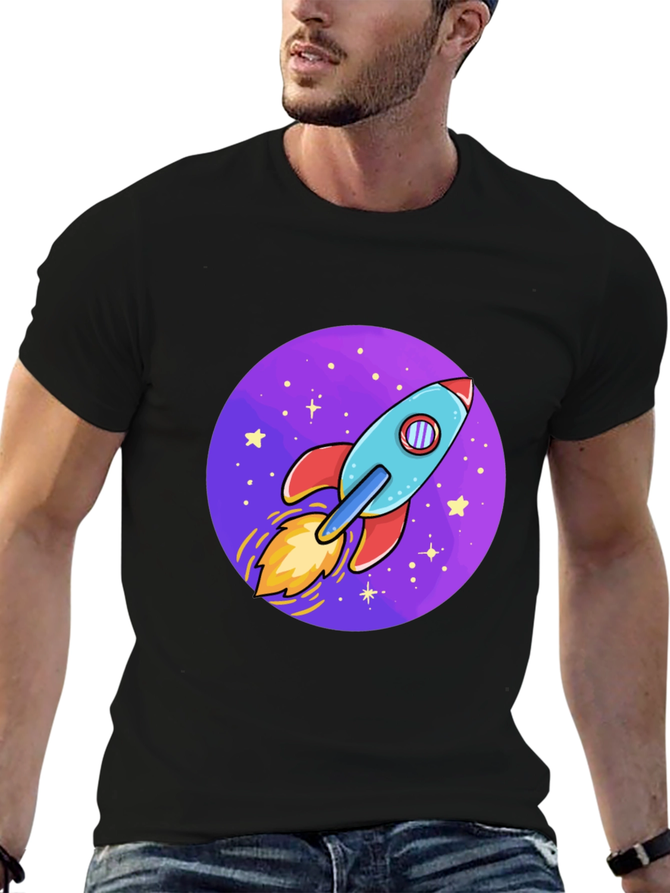 Rocket Galaxy T-Shirt - Blast Off in Style!