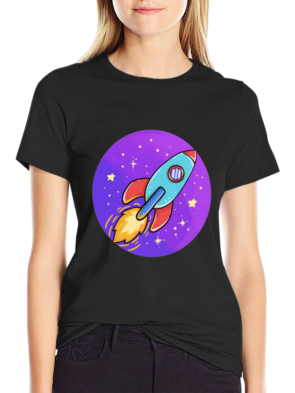 Rocket Galaxy T-Shirt - Blast Off in Style!