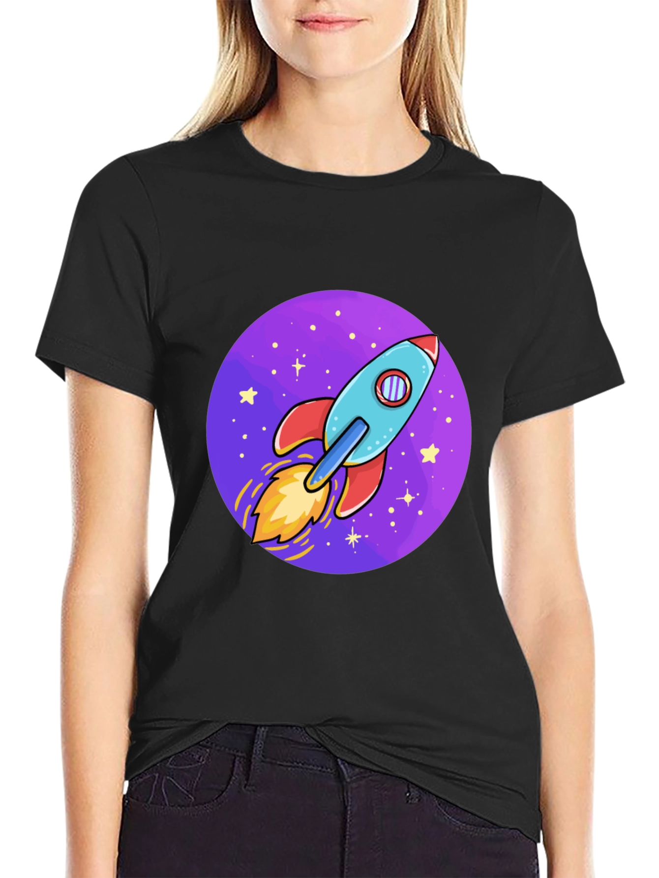 Rocket Galaxy T-Shirt - Blast Off in Style!