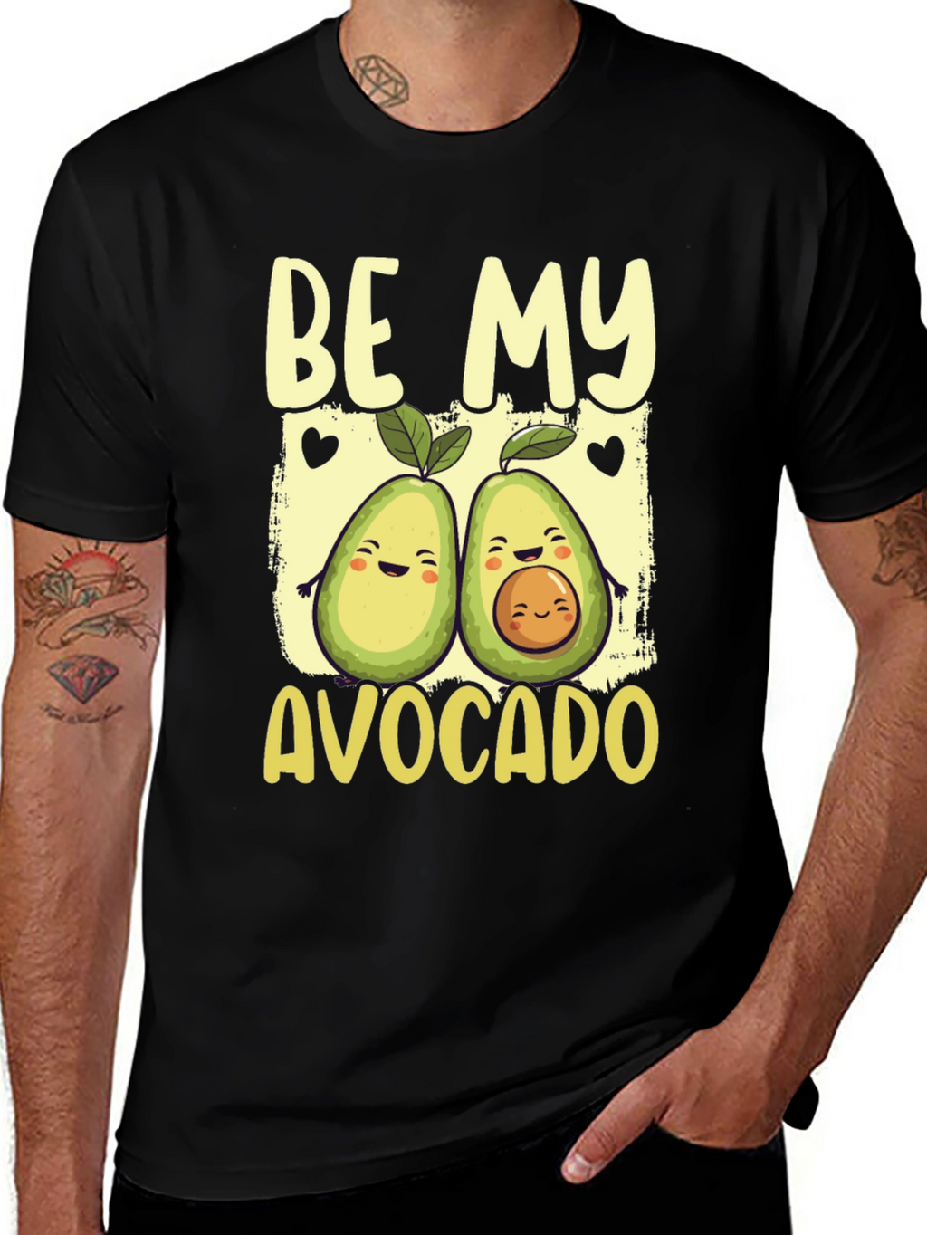 Be My Avocado Graphic Tee - Cute Couple Shirt