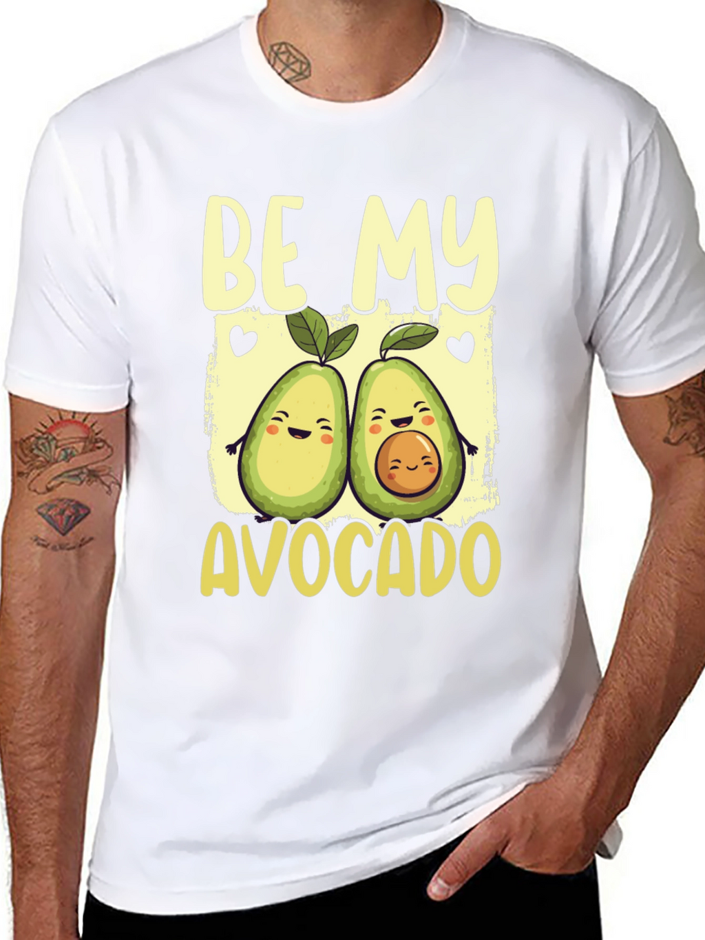 Be My Avocado Graphic Tee - Cute Couple Shirt