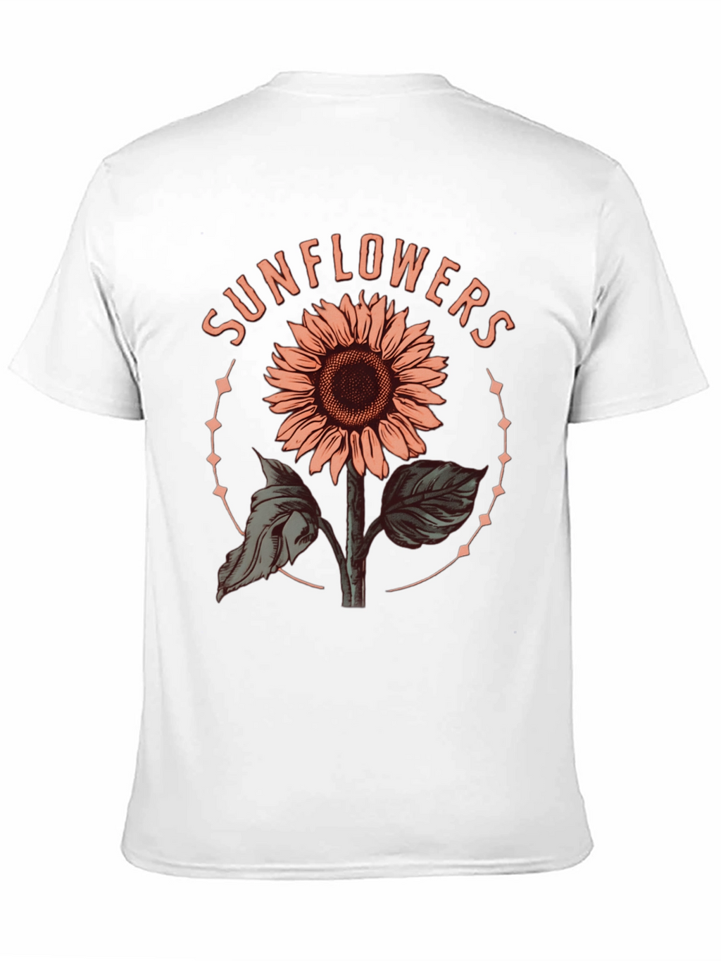 Sunflower Graphic Tee - Trendy Floral Design