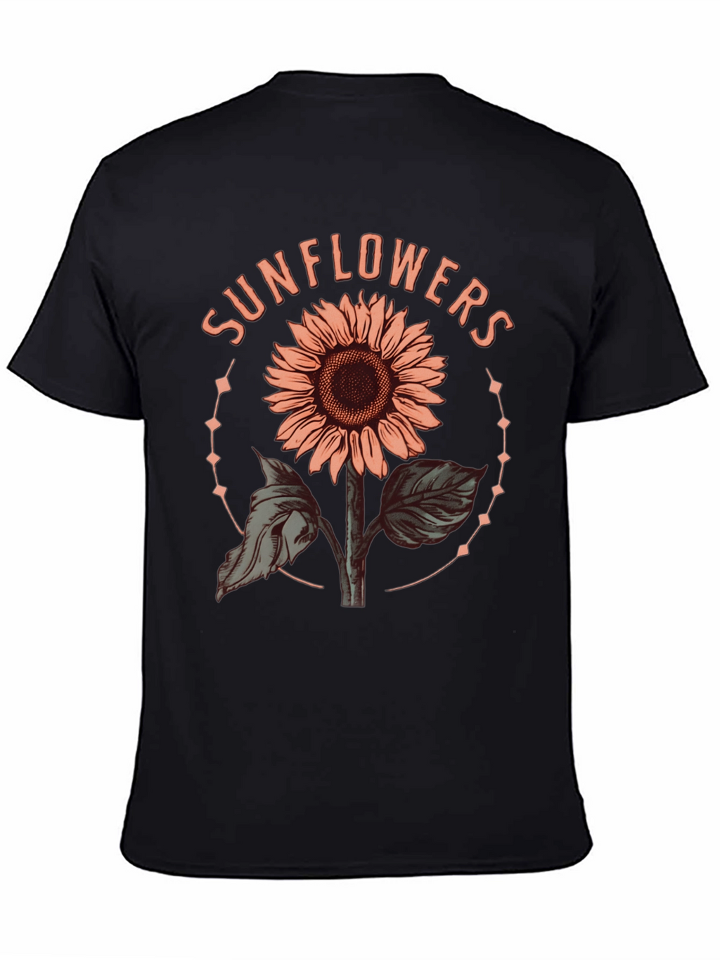 Sunflower Graphic Tee - Trendy Floral Design