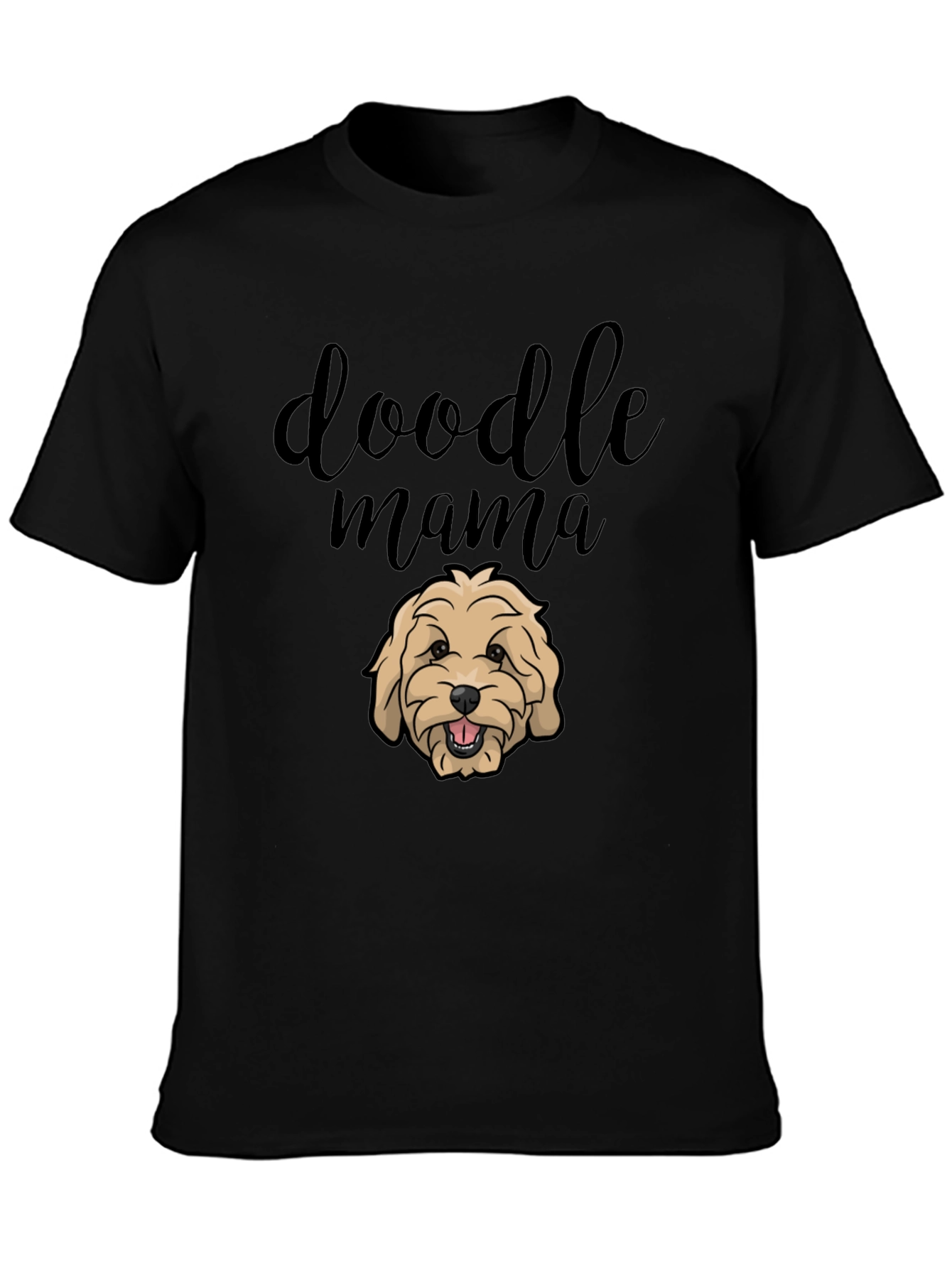 Doodle Mama Black T-Shirt - Dog Lover Apparel