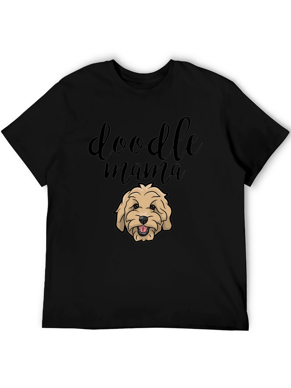 Doodle Mama Black T-Shirt - Dog Lover Apparel