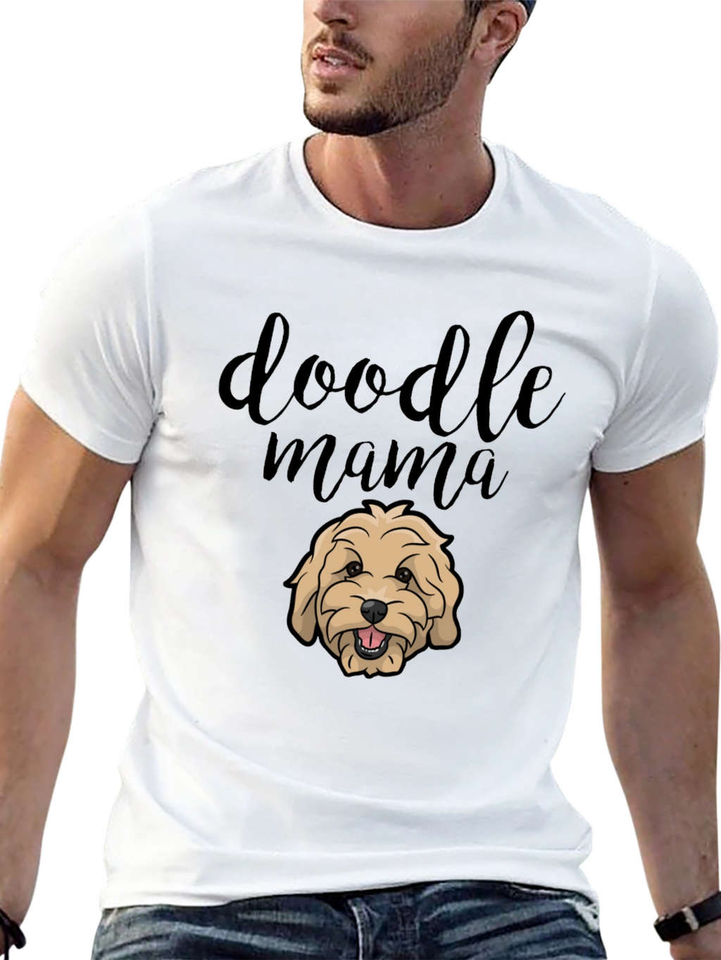 Doodle Mama Black T-Shirt - Dog Lover Apparel