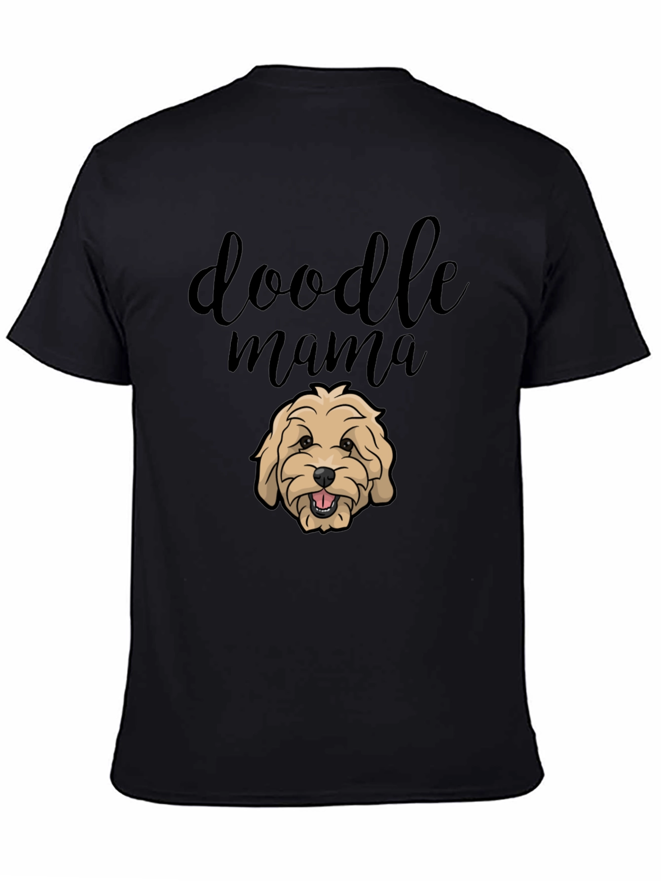 Doodle Mama Black T-Shirt - Dog Lover Apparel