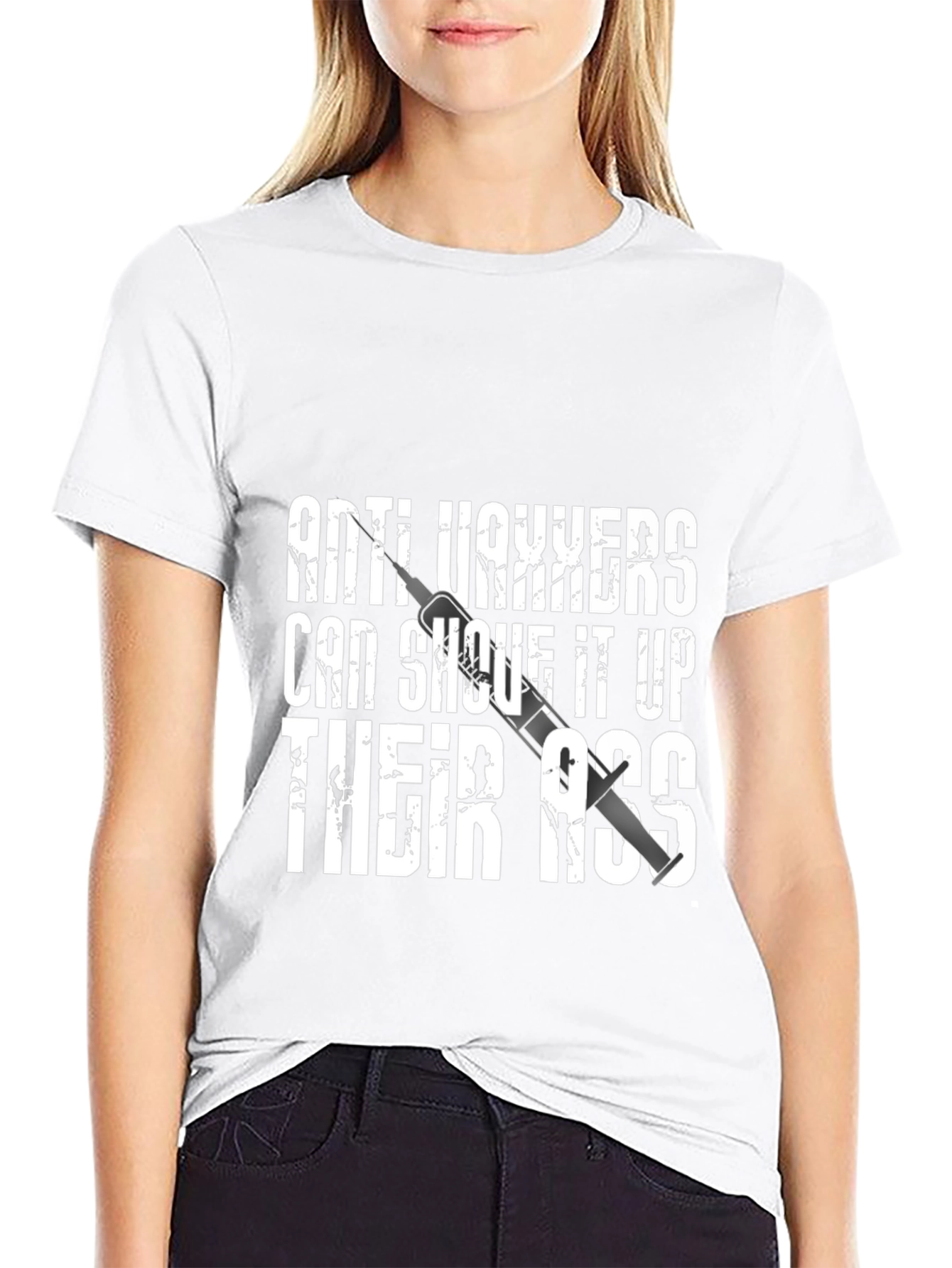 Anti-Vaxxers Graphic Tee - Provocative Statement Shirt