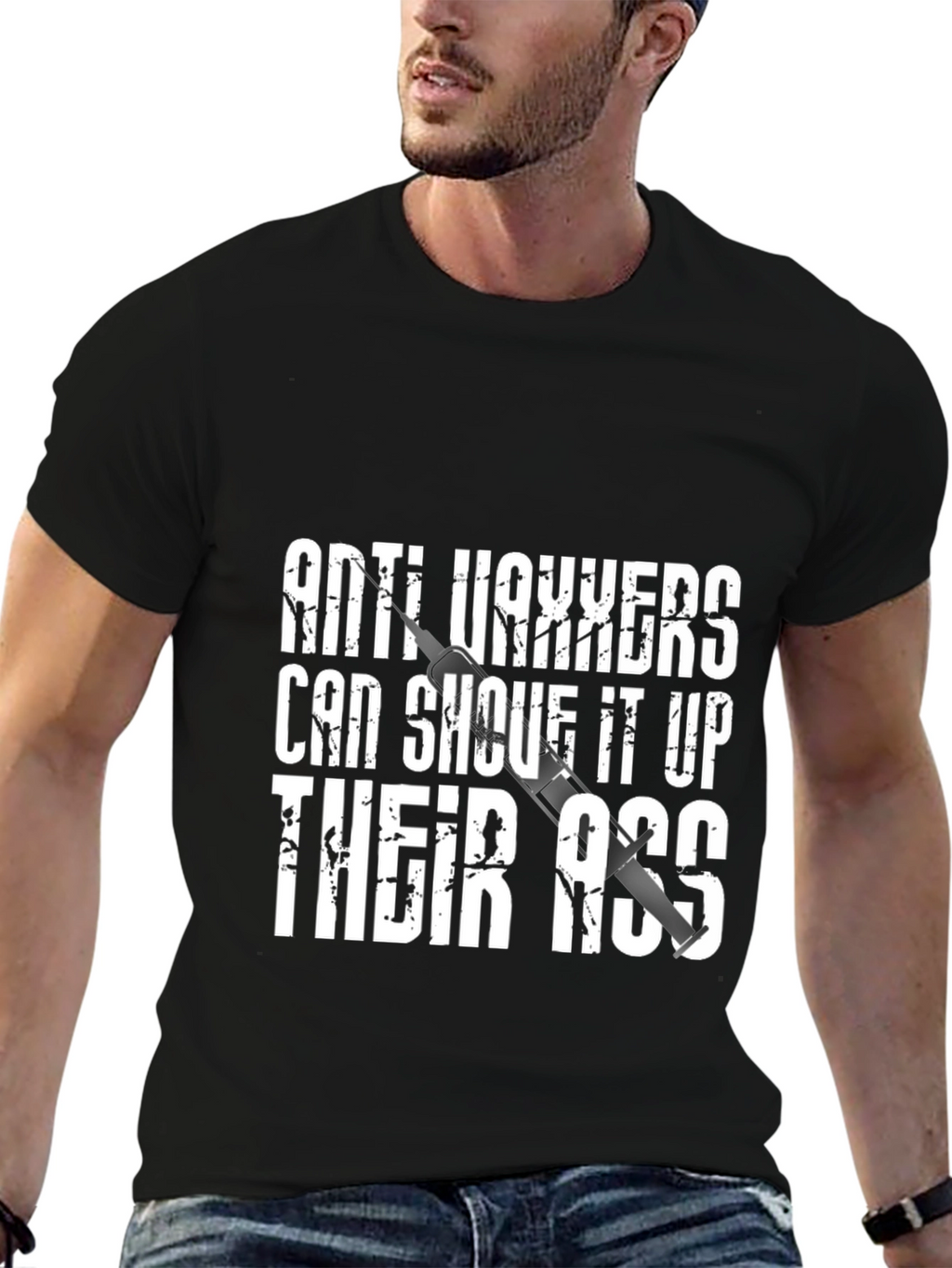Anti-Vaxxers Graphic Tee - Provocative Statement Shirt