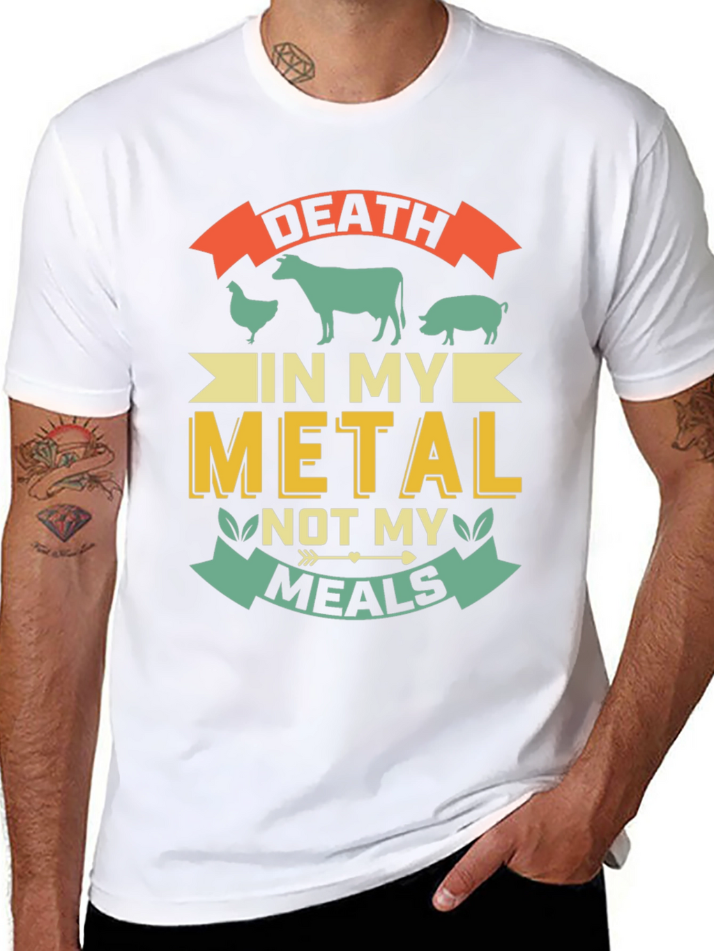 Death In My Metal Not My Meals T-Shirt