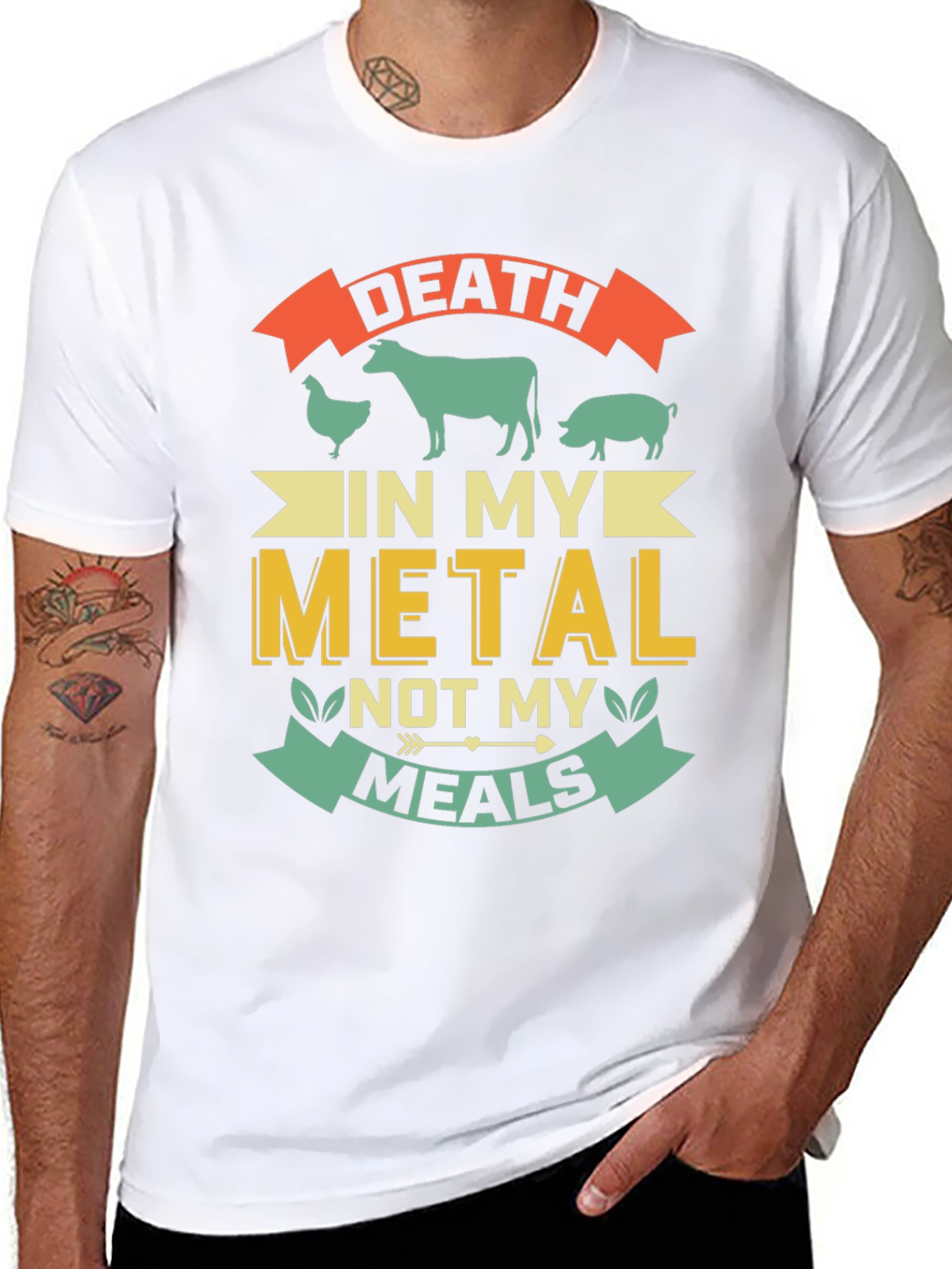 Death In My Metal Not My Meals T-Shirt