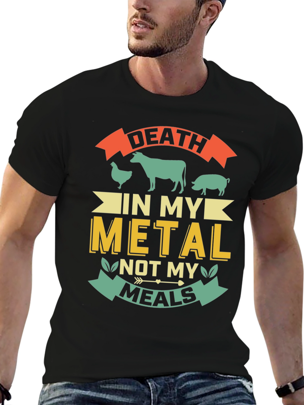 Death In My Metal Not My Meals T-Shirt