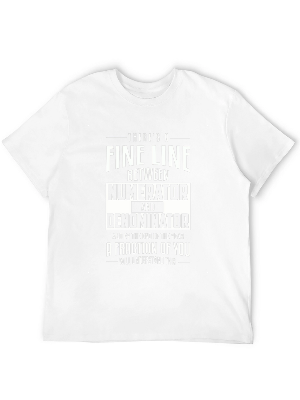 Fine Line Numerator & Denominator Graphic Tee