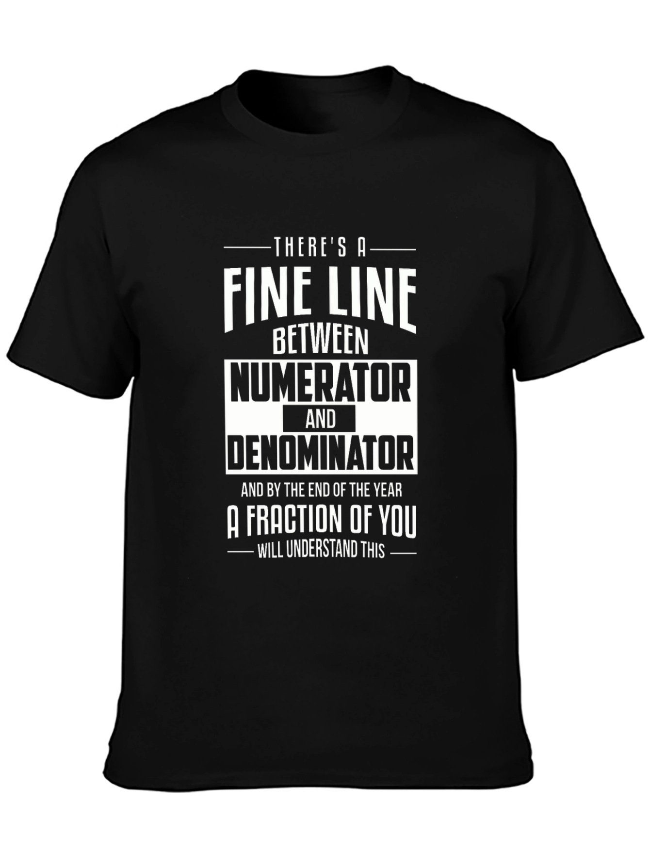 Fine Line Numerator & Denominator Graphic Tee