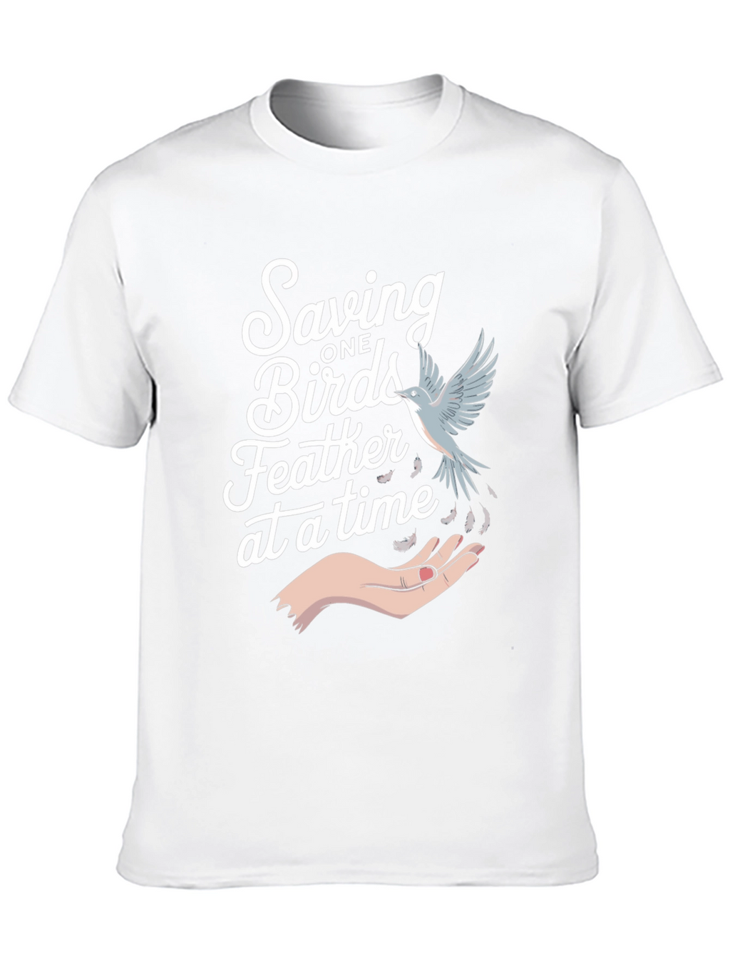 Saving Birds Graphic Tee - Eco-Friendly Bird Lover T-Shirt
