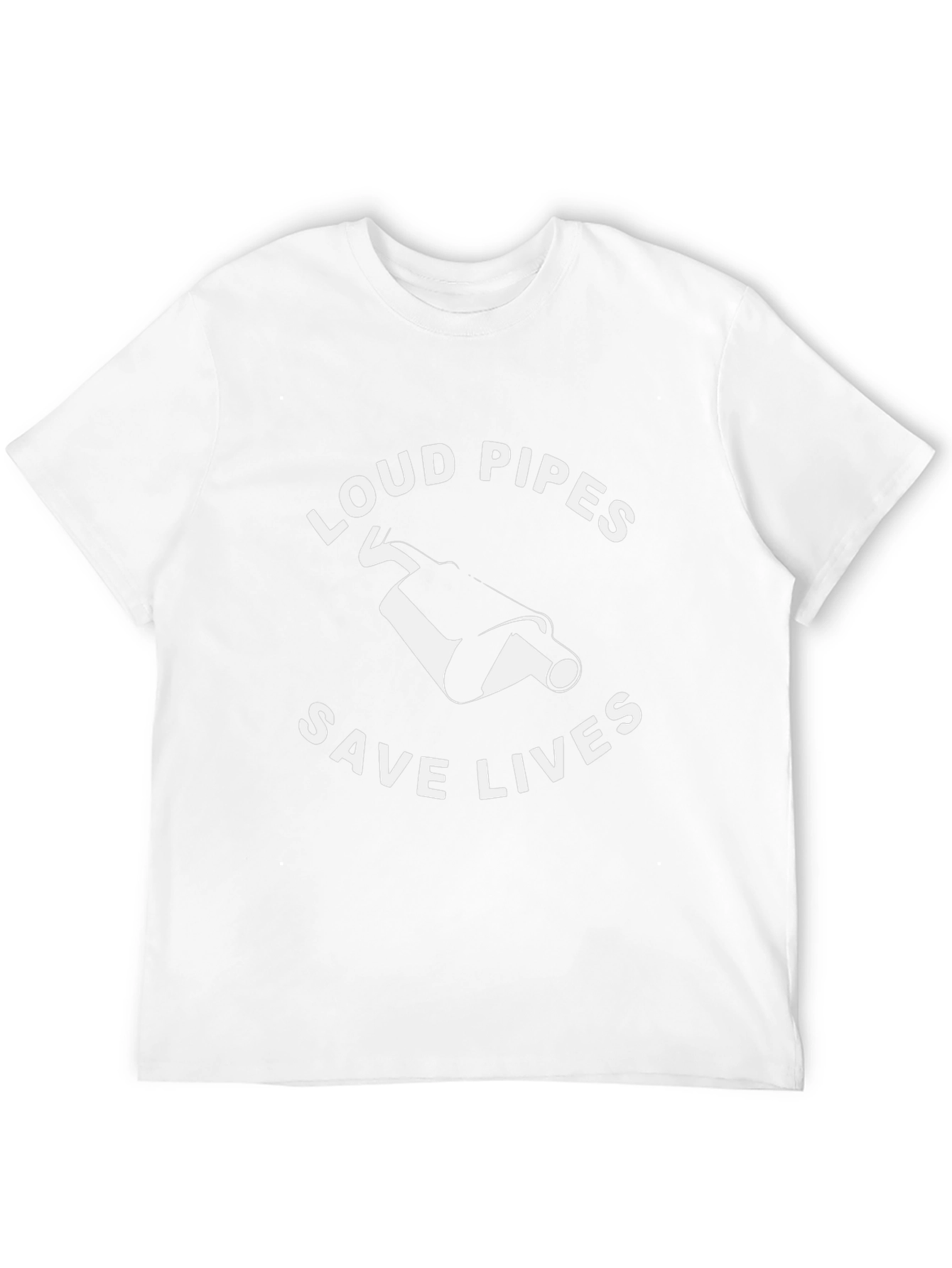 Loud Pipes Save Lives T-Shirt - Biker Tee