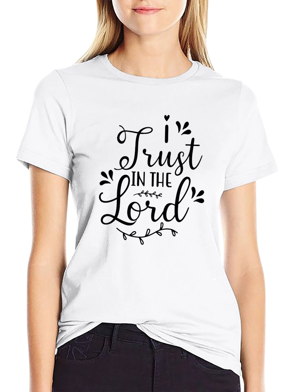 Trust in the Lord Black Graphic Tee