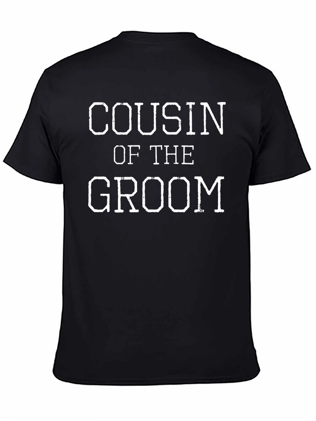 Cousin of the Groom Black T-Shirt