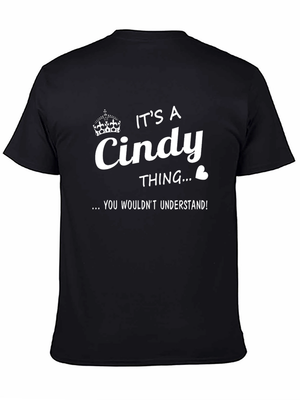 Its a Cindy Thing Black T-Shirt