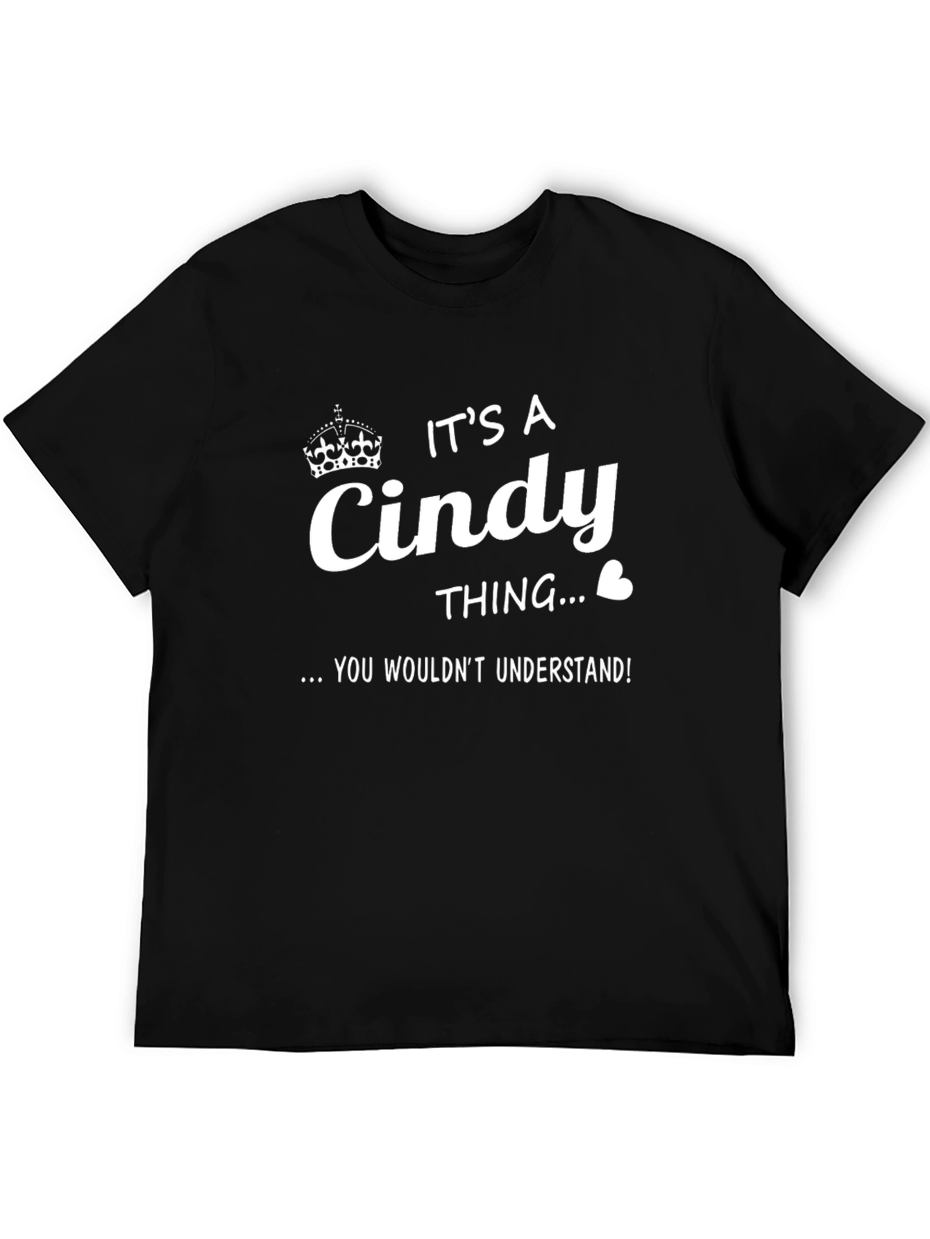 Its a Cindy Thing Black T-Shirt