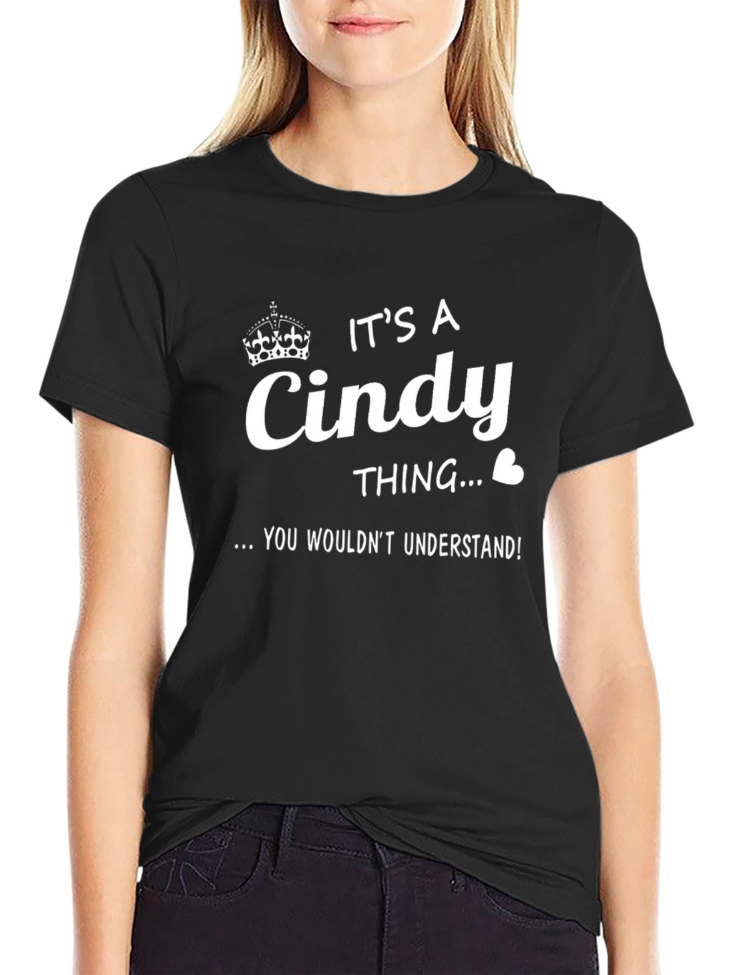 Its a Cindy Thing Black T-Shirt