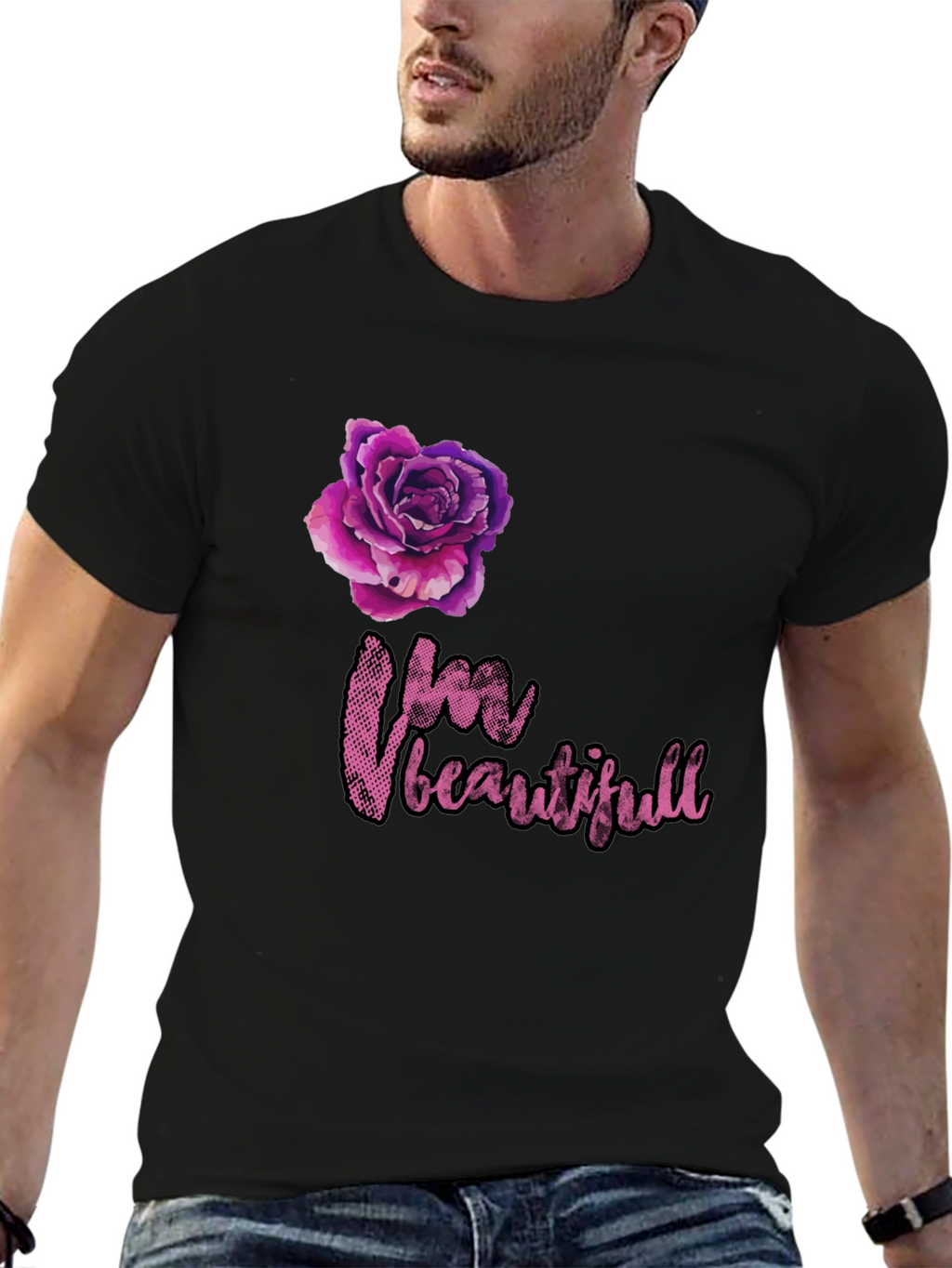 Im Beautiful Rose Graphic T-Shirt