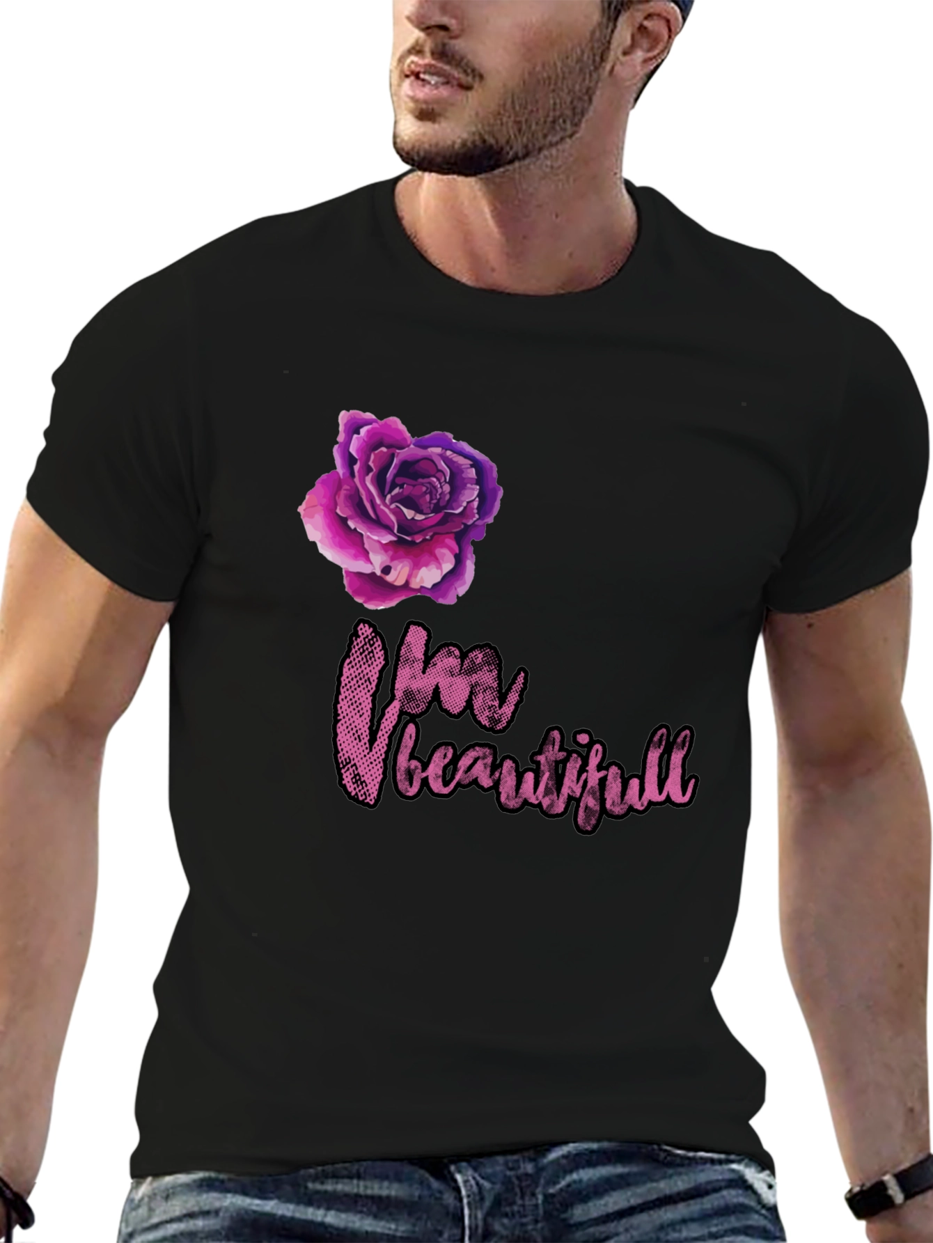 Im Beautiful Rose Graphic T-Shirt