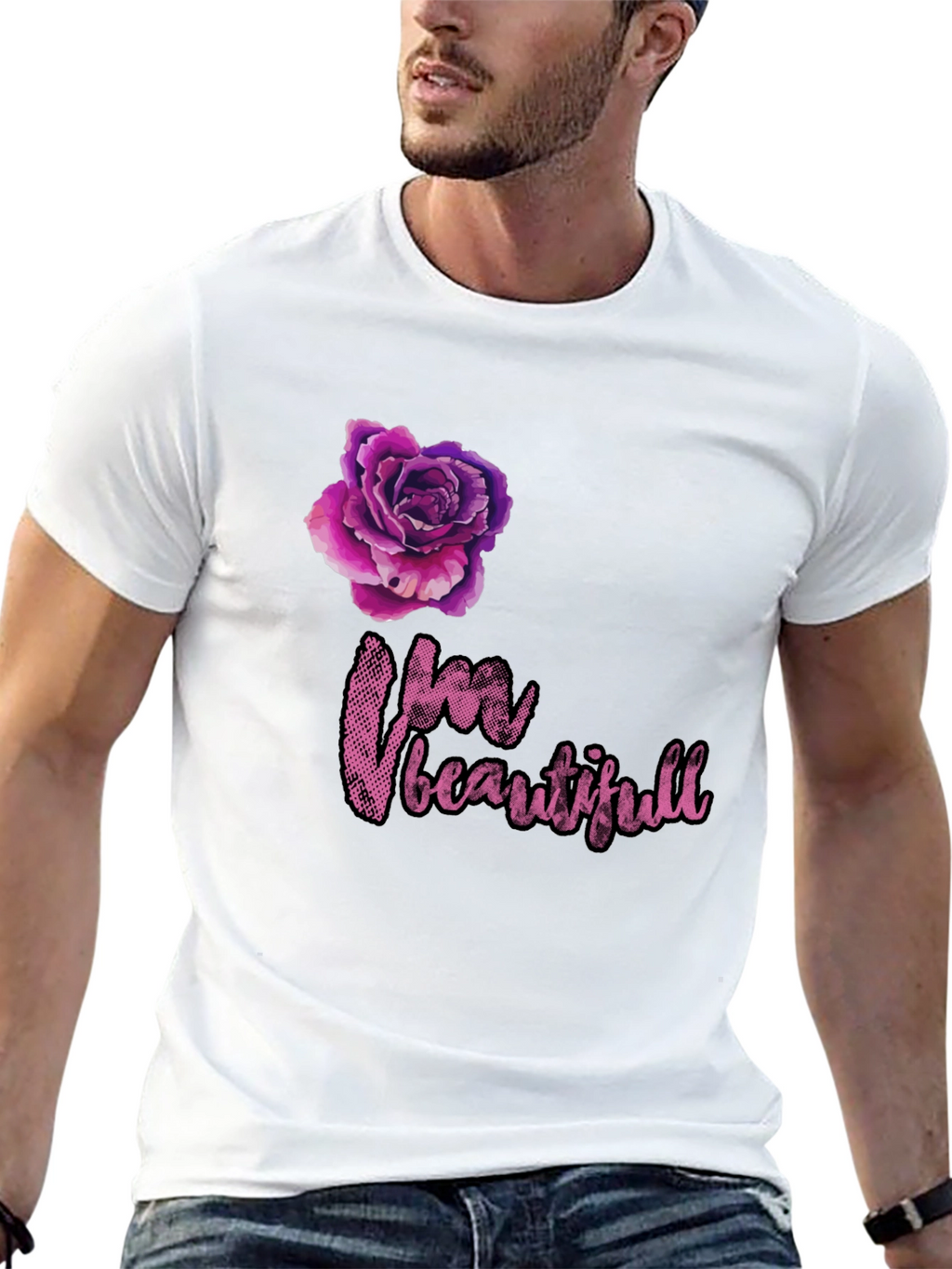 Im Beautiful Rose Graphic T-Shirt