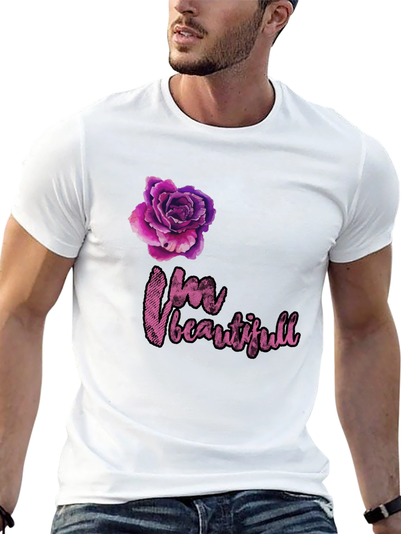 Im Beautiful Rose Graphic T-Shirt