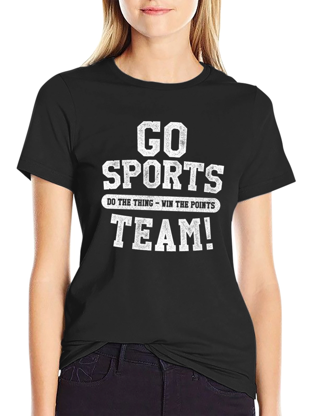 Go Sports Team T-Shirt - Novelty Graphic Tee