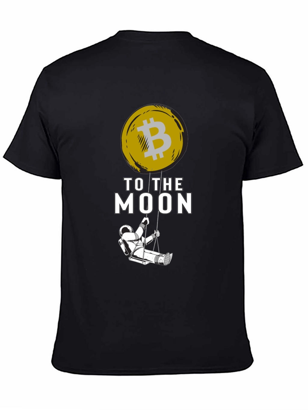 Bitcoin To The Moon Graphic T-Shirt