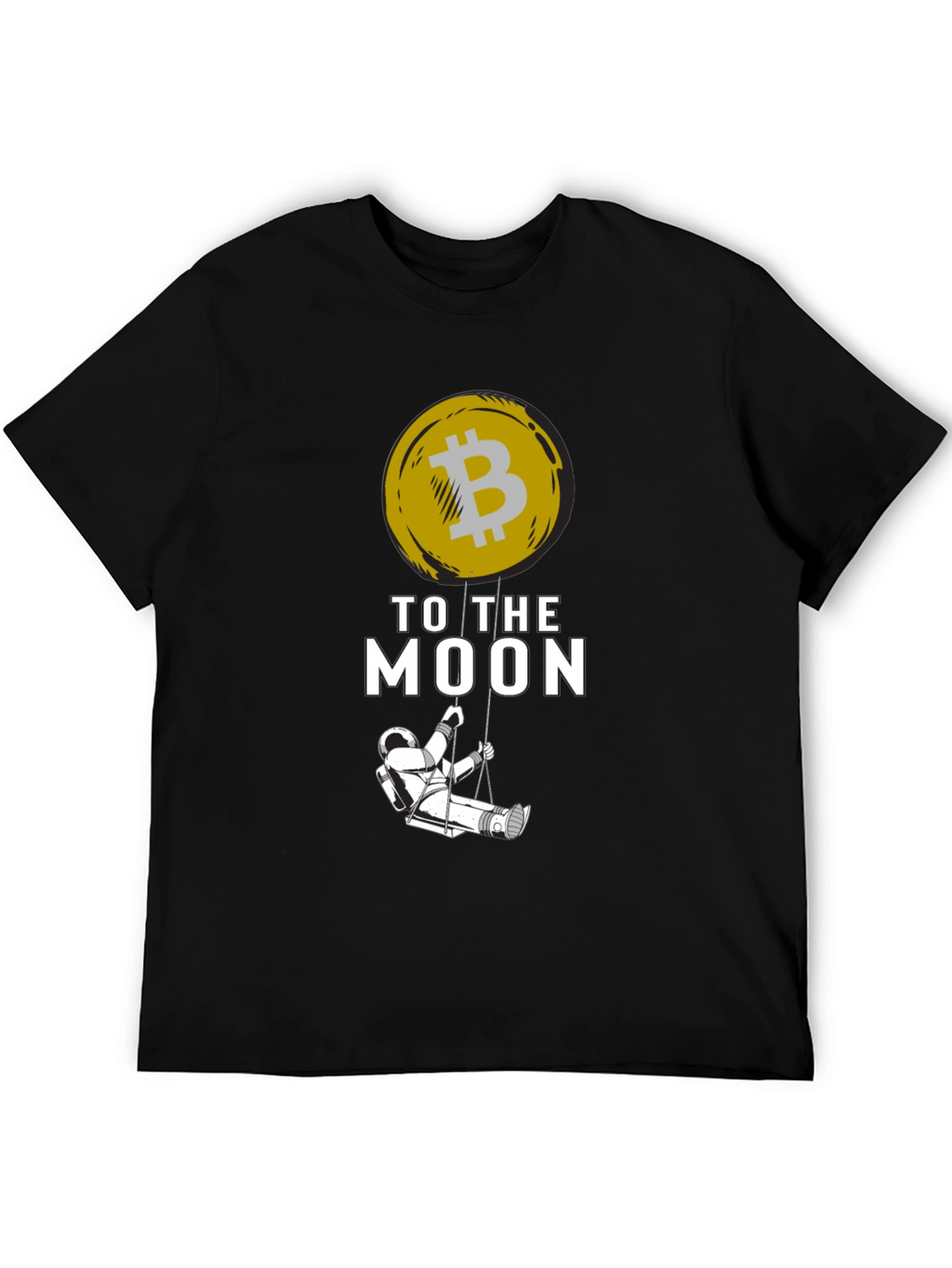 Bitcoin To The Moon Graphic T-Shirt